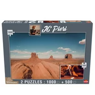 Puzzle - Goliath - Puzzle - Kolekcja JC Pieri - Monument Doliny i Antelope Canyon (USA) - 1000 i 500 sztuk - Od 7 lat - miniaturka - grafika 1