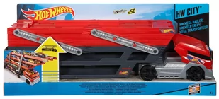 Hot Wheels, pojazd Mega transporter, CKC09 - Samochody i pojazdy dla dzieci - miniaturka - grafika 1