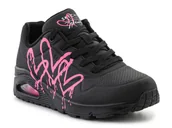 Sneakersy damskie - Skechers DRIPPING IN LOVE 177980-BKPK - miniaturka - grafika 1