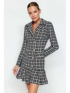 Sukienki - trendyol Sukienka w kolorze czarno-białym - miniaturka - grafika 1