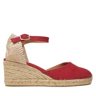 Espadryle damskie - Espadryle Castañer Carol/6/002 021655 Czerwony - miniaturka - grafika 1