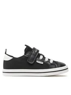 Buty dla dziewczynek - Geox Sneakersy Jr Ciak Girl J3504I01054C9999 S Czarny - miniaturka - grafika 1