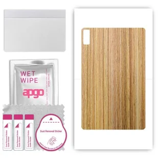folia naklejka skórka strukturalna na TYŁ do Lenovo Tab M10a 5G - Drewno Dąb Miodowy - apgo SKINS - Akcesoria do tabletów i e-booków - miniaturka - grafika 1