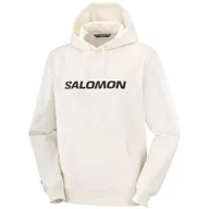 Bluzy sportowe męskie - Męska bluza Salomon Logo Hoodie M Rozmiar: XL / Kolor: biały - miniaturka - grafika 1