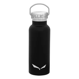 SALEWA Butelka VALSURA INSULATED STAINLESS STEEL BOTTLE 0,45 L Black - Shakery i bidony sportowe - miniaturka - grafika 1