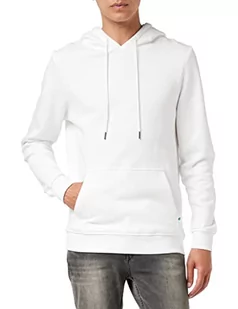 Urban Classics Męska bluza z kapturem z bawełny organicznej Basic Hoody, bluza z kapturem dla mężczyzn w wielu kolorach, rozmiary S-5XL, biały (White 00220), M - Bluzy męskie - miniaturka - grafika 1