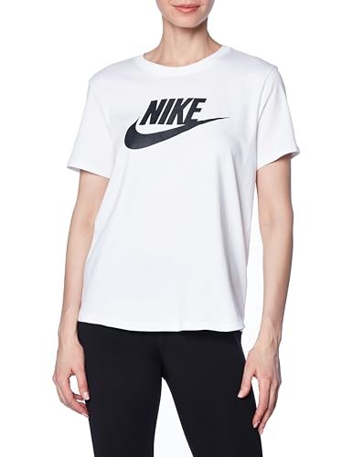 Nike W NSW Tee Essntl ICN Ftra Koszulka damska, Biały/czarny, XXL