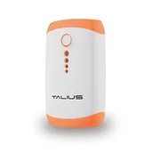 Latarki - Talius pwb-4008 zewnętrzny akumulator 4000 mAh, MICRO USB, latarka, pomarańczowa - miniaturka - grafika 1