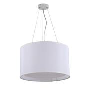Lampy sufitowe - Light Prestige Abażurowa LAMPA wisząca MILK LP-021/4P WH minimalistyczna OPRAWA zwis okrągły biały LP-021/4P WH - miniaturka - grafika 1