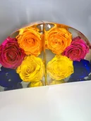 Zakładki do książek - Podpórki do książek z żywicy z wiecznymi różami - miniaturka - grafika 1