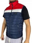 Garnitury - Jack&Jones Męska Kamizelka Casual Pikowana Z Zamkiem L K1A - miniaturka - grafika 1