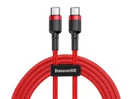 Kable - Baseus Kabel Cafule 2x USB-C QC 3A 1m PD red - miniaturka - grafika 1