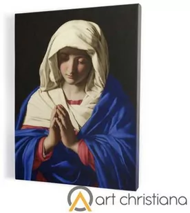 Matka Boża modląca się, obraz religijny na płótnie - Ikony i obrazy sakralne - miniaturka - grafika 1