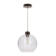 Lampy sufitowe - Spotlight Svea Wisząca Spot-Light 13560176 Drewno Bukowe/Szkło - miniaturka - grafika 1