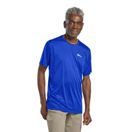 Koszulki męskie - Męski T-shirt Jack Wolfskin TECH T M vibrant blue - S - miniaturka - grafika 1