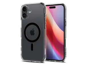 Etui SPIGEN Ultra Hybrid Mag MagSafe do Apple iPhone 16 Przezroczysto-czarny - Etui i futerały do telefonów - miniaturka - grafika 2