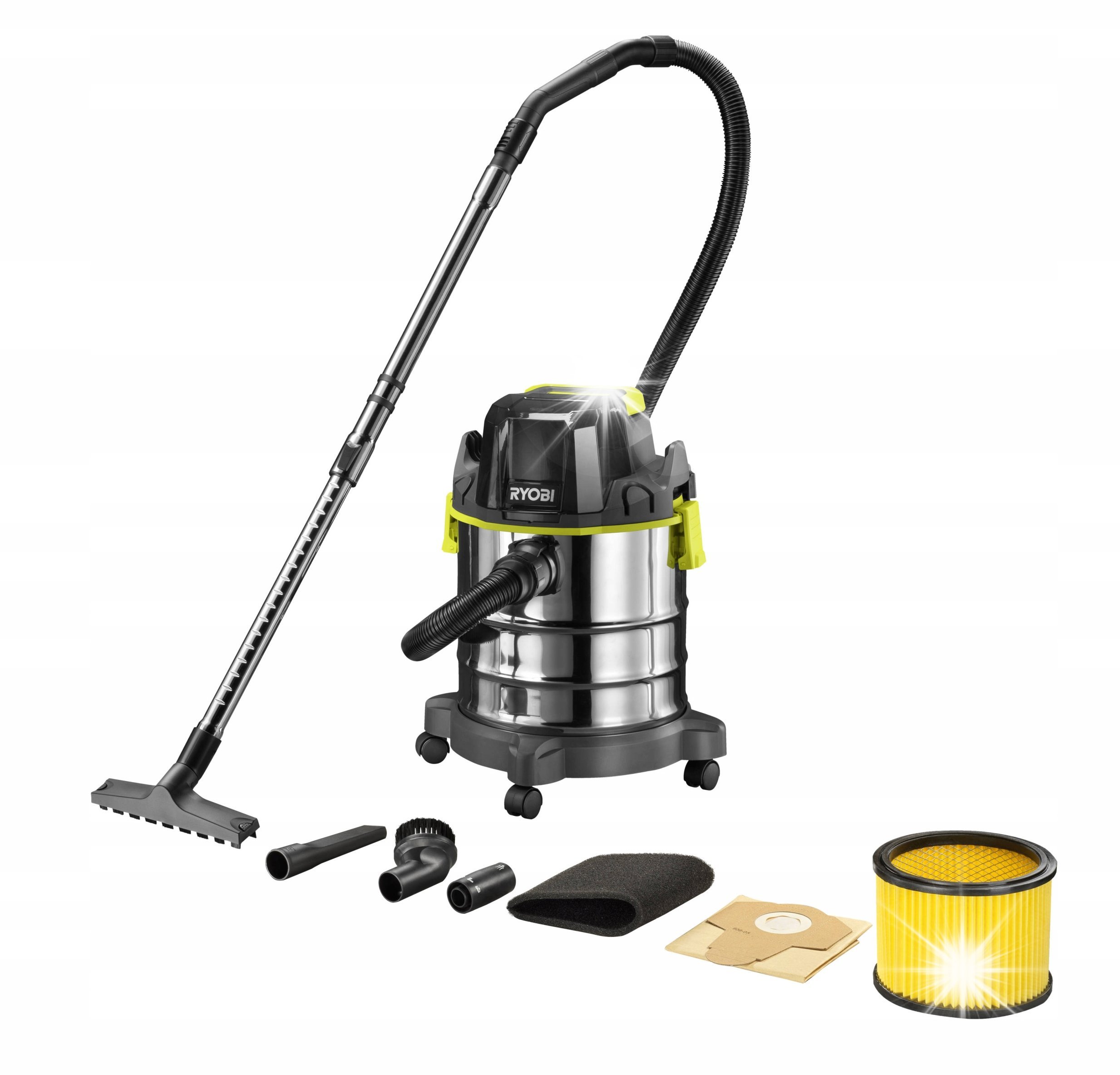 RYOBI Odkurzacz Akumulatorowy na mokro/sucho 18V R18WDV-0