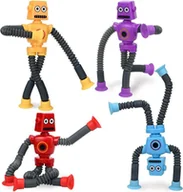 Zabawki sensoryczne - ROZCIĄGANA SENSORYCZNA ANTYSTRESOWA PRZYSSAWKA RURKI TUBY POP - miniaturka - grafika 1