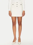 Spódnice - Morgan Spódnica mini 251-JABI Écru Slim Fit - miniaturka - grafika 1