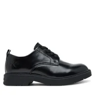 Buty dla dziewczynek - Oxfordy Calvin Klein Low Cut Lace-Up Shoe V3X4-83182-1453 S Czarny - miniaturka - grafika 1