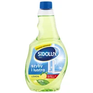 Płyny do mycia szyb - Płyn do mycia szyb lemon zapas 500 ml SIDOLUX CRYSTAL - miniaturka - grafika 1