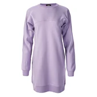 Sukienki - Damska Sukienka KARL LAGERFELD BIG LOGO SWEAT DRESS 230W1355-66 – Fioletowy - miniaturka - grafika 1