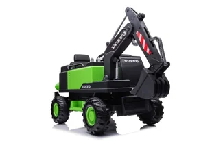 Koparka Na Akumulator Volvo DK-VE888 Zielona - Pojazdy elektryczne dla dzieci - miniaturka - grafika 13