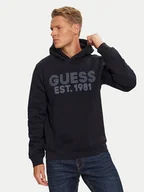 Bluzy męskie - Guess Bluza M4YQ36 K9Z21 Granatowy Regular Fit - miniaturka - grafika 1