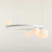 Lampy sufitowe - Garda lampa wisząca 5-punktowa biała 1099F_R - miniaturka - grafika 1