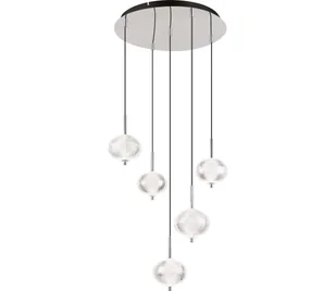 Globo 16042-5HC - LED Żyrandol na lince AIDA 5xLED/6,6W/230V 3000K/4500K/6500K - Lampy sufitowe - miniaturka - grafika 1