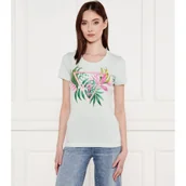 Koszulki i topy damskie - GUESS T-shirt | Slim Fit - miniaturka - grafika 1