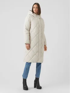 Vero Moda Kurtka zimowa Adelaloa 10267606 Écru Regular Fit - Kurtki damskie - miniaturka - grafika 1