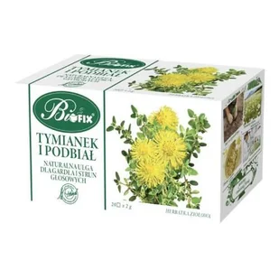 Bifix Herbata Ziołowa Tymianek i Podbiał 20 torebek - Herbata - miniaturka - grafika 1