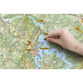 Przybory szkolne - ArtGlob Mapa zdrapka Bieszczady 1:75 000 - miniaturka - grafika 1