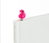 Zakładki do książek - Zakładka do książki kaczka różowa - Metalmorphose - miniaturka - grafika 1