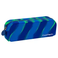 Piórniki - Piórnik Szkolny Silikonowy Coolpack Zebra Silicone Blue Z11772 - miniaturka - grafika 1