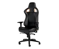 Fotele gamingowe - noblechairs noblechairs EPIC - Limited edition Copper Krzesło gamingowe - Czarny - Skóra PU - Do 120 kg PGW-NB-EGC-016 - miniaturka - grafika 1