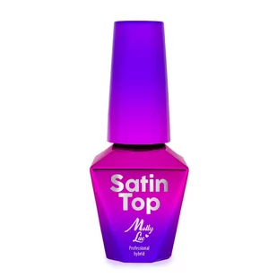 Molly Lac Satin Top Matowy 10ml - Lakiery hybrydowe - miniaturka - grafika 1