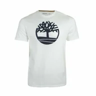 Koszulki męskie - Koszulka Timberland Tree Logo Biały - miniaturka - grafika 1