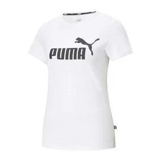 Koszulki i topy damskie - Puma, Koszulka damska, ESS Logo Tee, biała (58677402), rozmiar L - grafika 1