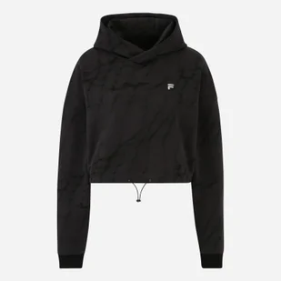 Bluza damska z kapturem krótka Fila FAW0618-83290 S Czarna (4064556526397). Bluzy z kapturem damskie - Bluzy damskie - miniaturka - grafika 1