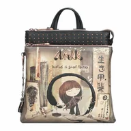 Plecaki - Anekke Shoen Black Plecak miejski 28 cm mehrfarbig - miniaturka - grafika 1