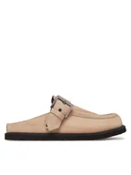 Klapki i japonki damskie - HUGO Klapki Artentia Sabot 50542022 Écru - miniaturka - grafika 1