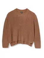 Swetry damskie - Urban Classics Damska bluza damska Wide Oversize, sweter dla kobiet, dostępna w ponad 10 kolorach, rozmiary XS - 5XL, szarobrązowy, 4XL - miniaturka - grafika 1