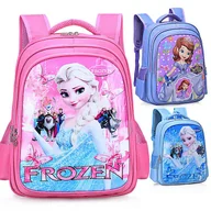 Plecaki szkolne i tornistry - Dziecięcy plecak dziecięcy Tornister dla maluchów 3d Frozen Sophia Redukcja obciążenia antysejsmicznego Niebo niebieski s - miniaturka - grafika 1