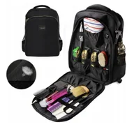 Torebki damskie - Profesjonalny Plecak Fryzjerski Torba Na Akcesoria Pojemny Czarny - miniaturka - grafika 1