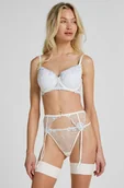 Akcesoria do bielizny - Hunkemöller Body Peonie Biały - miniaturka - grafika 1