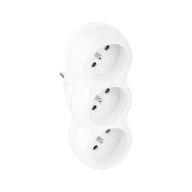 Rozgałęźniki - Elgotech Rozgałęźnik wtyczkowy 3-gniazda z/u R-30CA R-30CA - miniaturka - grafika 1