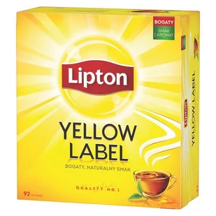 Lipton Yellow Label herbata czarna 92 torebki 184g - Herbata - miniaturka - grafika 1