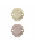 Smoczki uspokajające - Suavinex Smoczek fizjologiczny silikonowy SX Pro Wonder 0-6 m Whitecap gray/Pale mauve - miniaturka - grafika 1